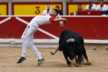 Fotos del Concurso de recortadores de San Fermín 2025 celebrado este sábado, 12 de julio