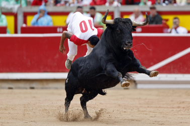 Fotos del Concurso de recortadores de San Fermín 2025 celebrado este sábado, 12 de julio