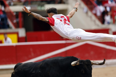 Fotos del Concurso de recortadores de San Fermín 2025 celebrado este sábado, 12 de julio