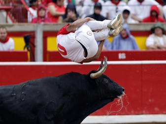 Fotos del Concurso de recortadores de San Fermín 2025 celebrado este sábado, 12 de julio