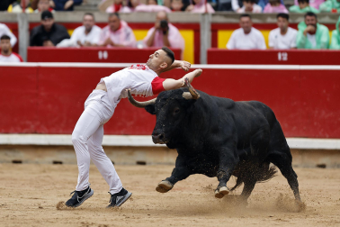 Fotos del Concurso de recortadores de San Fermín 2025 celebrado este sábado, 12 de julio
