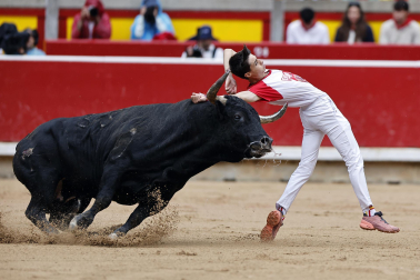 Fotos del Concurso de recortadores de San Fermín 2025 celebrado este sábado, 12 de julio