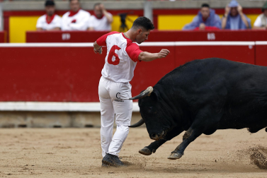 Fotos del Concurso de recortadores de San Fermín 2025 celebrado este sábado, 12 de julio