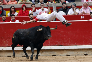 Fotos del Concurso de recortadores de San Fermín 2025 celebrado este sábado, 12 de julio