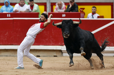 Fotos del Concurso de recortadores de San Fermín 2025 celebrado este sábado, 12 de julio
