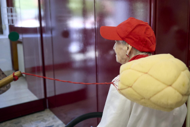 Fotos de la salida de la Comparsa de Gigantes y Cabezudos este 13 de julio de San Fermín 2025 /