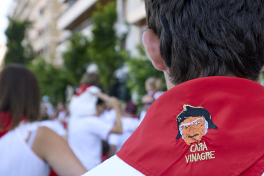 Fotos de la salida de la Comparsa de Gigantes y Cabezudos este 13 de julio de San Fermín 2025 /
