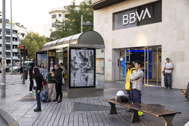 Fotos de la primera jornada de paros en las villavesas
