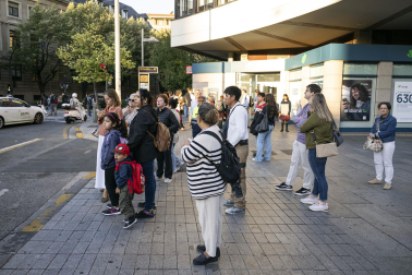Fotos de la primera jornada de paros en las villavesas