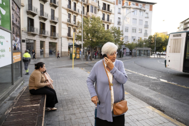 Fotos de la primera jornada de paros en las villavesas