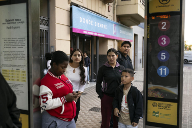 Fotos de la primera jornada de paros en las villavesas