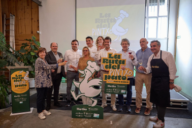 Fotos de la presentación de la ruta del PintxoPato