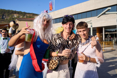 Fotos del cohete de inicio de las fiestas 2025 en Ansoáin /