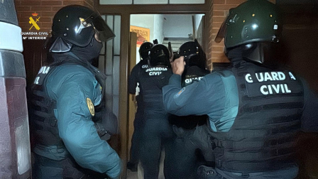 Fotos de la operación con siete detenidos por explotación laboral en La Rioja