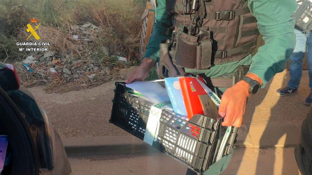 Fotos de la operación con siete detenidos por explotación laboral en La Rioja