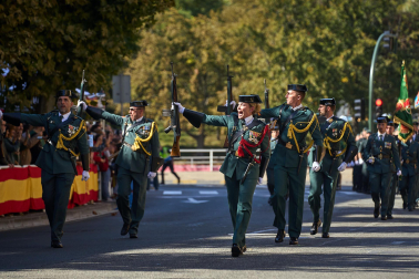 Fotos del desfile de la Guardia Civil en Pamplona por la festividad de la Virgen del Pilar