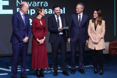 Fotos de la entrega del Premio Navarra Empresarial 2026 en el pabellón Navarra Arena