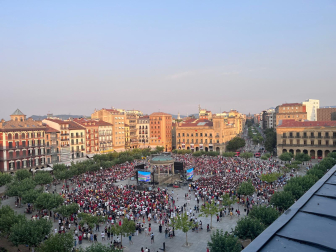 La final del Mundial, en imágenes en Navarra