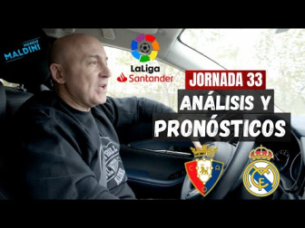 Predicciones de Julio Maldonado 'Maldini' para la jornada 33