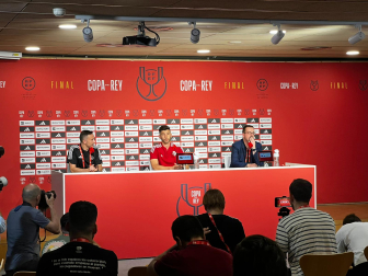 Vídeo de la rueda de prensa de David García antes de la final de la Copa del Rey en Sevilla