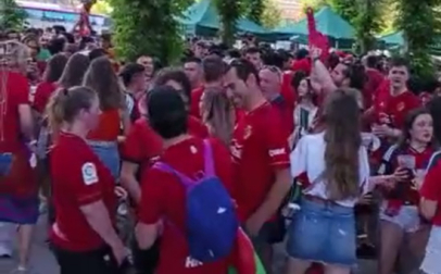 Ambientazo en la Fan Zone