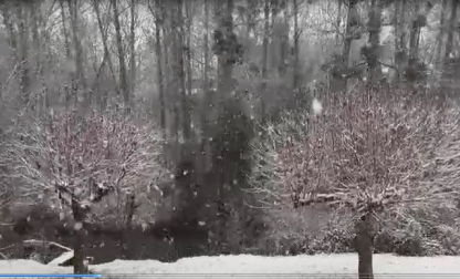 Nieve en Larrasoaña