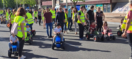 Manifestación convocada por la asociación Semilla y Belarra en favor del sector primario de Navarra