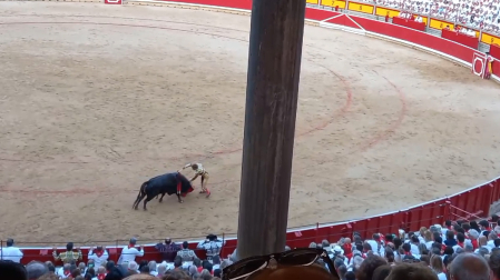 El torero sevillano le ha cortado dos orejas a este astado, pero ha tenido que ser trasladado de urgencia a la enfermería