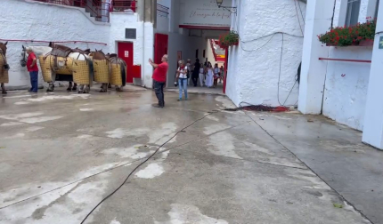 Así es el camino previo al paseíllo
