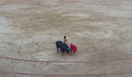Faena de Pablo Aguado con el tercer toro de la tarde