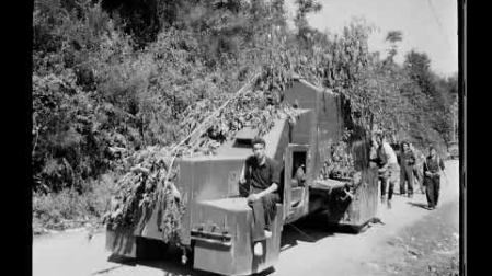 Escenas de requetés navarros en la frontera de Endarlaza, filmadas entre octubre de 1936 y abril de 1937