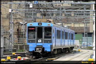 El director del Museo Vasco del Ferrocarril, Juanjo Olaizola, precisa el origen del tren: “Se trata de una unidad eléctrica de la serie 3512.