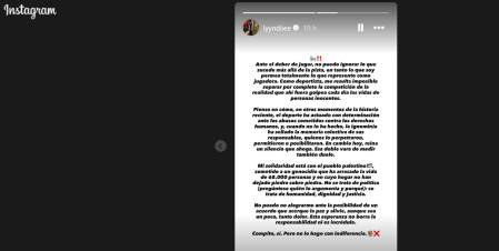 El comunicado compartido por la pivote navarra Lyndie Tchaptchet a través de sus redes sociales