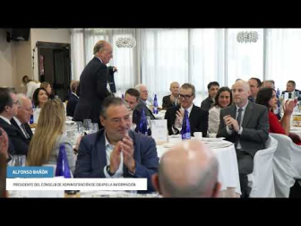El ex presidente de Ibercaja participó este jueves en Tudela en el Desayuno de Trabajo de ‘Diario de Navarra’, al que acudieron 150 personas