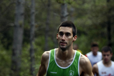 Corredores participantes en la V Betagarri Trail de Ancín este sábado, 25 de octubre /