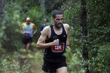 Corredores participantes en la V Betagarri Trail de Ancín este sábado, 25 de octubre /