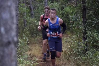 Corredores participantes en la V Betagarri Trail de Ancín este sábado, 25 de octubre /
