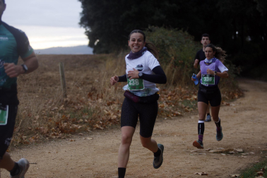Corredores participantes en la V Betagarri Trail de Ancín este sábado, 25 de octubre /