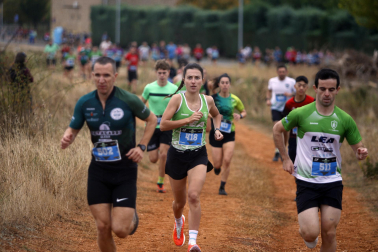 Corredores participantes en la V Betagarri Trail de Ancín este sábado, 25 de octubre /