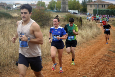 Corredores participantes en la V Betagarri Trail de Ancín este sábado, 25 de octubre /