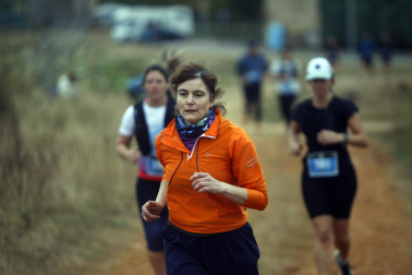 Corredores participantes en la V Betagarri Trail de Ancín este sábado, 25 de octubre /