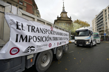 marcha camiones pamplona