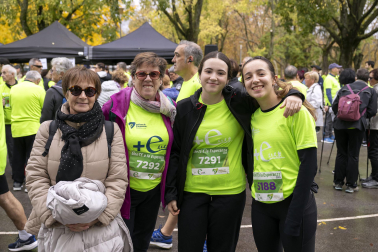 Participantes en la VII Carrera Popular Solidaria '+e' del Teléfono de la Esperanza de Navarra disputada en Pamplona /