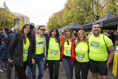Participantes en la VII Carrera Popular Solidaria '+e' del Teléfono de la Esperanza de Navarra disputada en Pamplona /