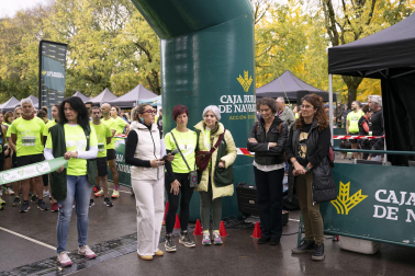 Participantes en la VII Carrera Popular Solidaria '+e' del Teléfono de la Esperanza de Navarra disputada en Pamplona /