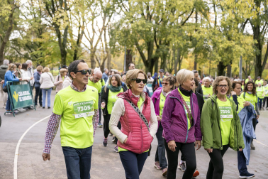 Participantes en la VII Carrera Popular Solidaria '+e' del Teléfono de la Esperanza de Navarra disputada en Pamplona /