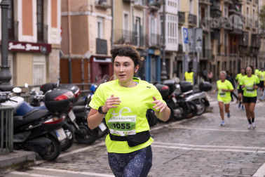 Participantes en la VII Carrera Popular Solidaria '+e' del Teléfono de la Esperanza de Navarra disputada en Pamplona /