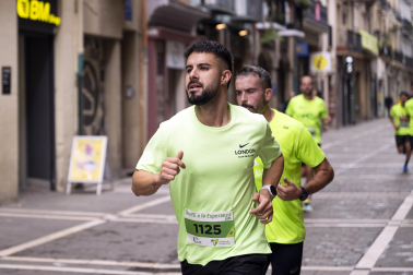 Participantes en la VII Carrera Popular Solidaria '+e' del Teléfono de la Esperanza de Navarra disputada en Pamplona /