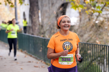 Participantes en la VII Carrera Popular Solidaria '+e' del Teléfono de la Esperanza de Navarra disputada en Pamplona /