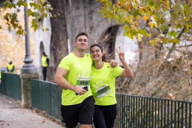 Participantes en la VII Carrera Popular Solidaria '+e' del Teléfono de la Esperanza de Navarra disputada en Pamplona /